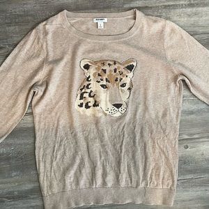 Old Navy Cheetah Sweater